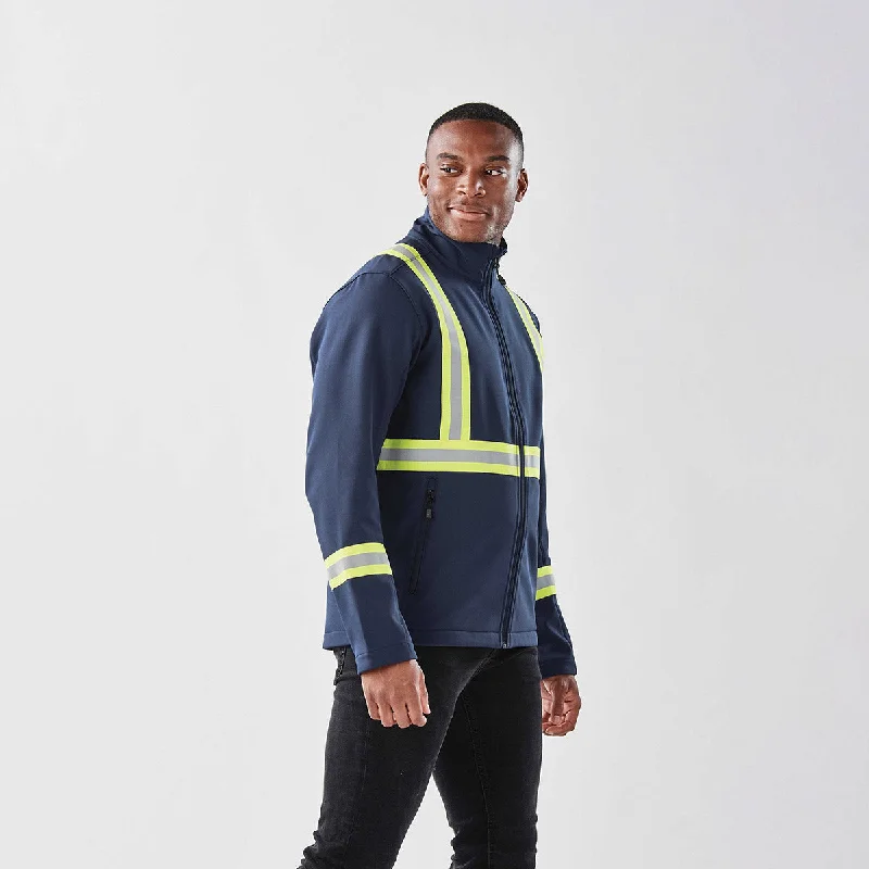 Lightweight men jackets made from recycled nylon for eco - friendly travelMen's Orbiter Reflective Softshell - KSB-1R Lightweight men jackets made from recycled nylon for eco - friendly travelMen's Orbiter Reflective Softshell - KSB-1R
