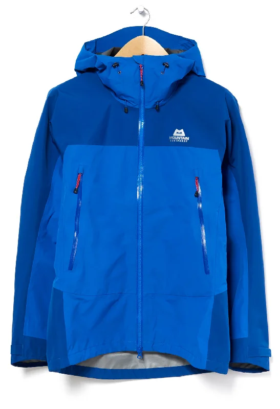 Men jackets with a media - friendly pocket for easy access to gadgetsMountain Equipment Saltoro GORE-TEX Paclite Men's Jacket - Lapis Blue Men jackets with a media - friendly pocket for easy access to gadgetsMountain Equipment Saltoro GORE-TEX Paclite Men's Jacket - Lapis Blue