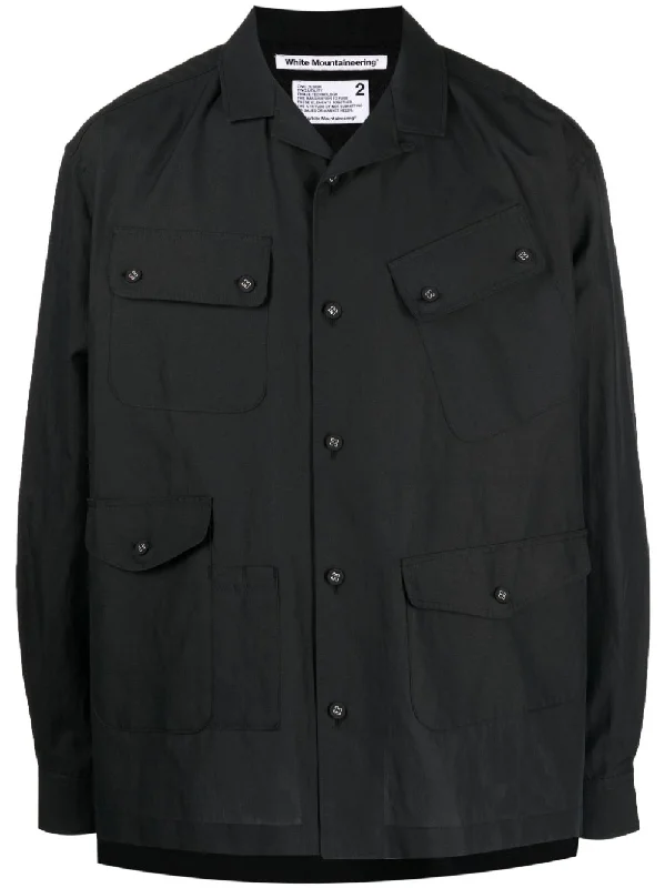 Tailored men jackets to pair with formal trousers for business meetingsMulti-Pocket Shirt Jacket Tailored men jackets to pair with formal trousers for business meetingsMulti-Pocket Shirt Jacket