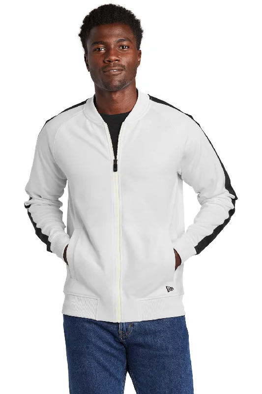 Corduroy men jackets in earthy tones for a rustic charmNew Era Mens Full Zip Track Jacket - White/Black Corduroy men jackets in earthy tones for a rustic charmNew Era Mens Full Zip Track Jacket - White/Black