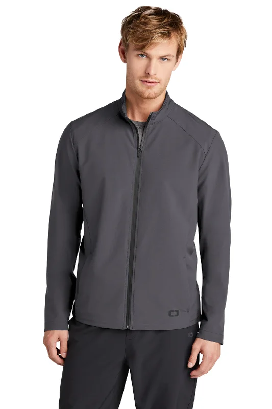 Men jackets with a zip - off sleeves to convert to a vestOgio Mens Connection Water Resistant Full Zip Jacket - Tarmac Grey Men jackets with a zip - off sleeves to convert to a vestOgio Mens Connection Water Resistant Full Zip Jacket - Tarmac Grey