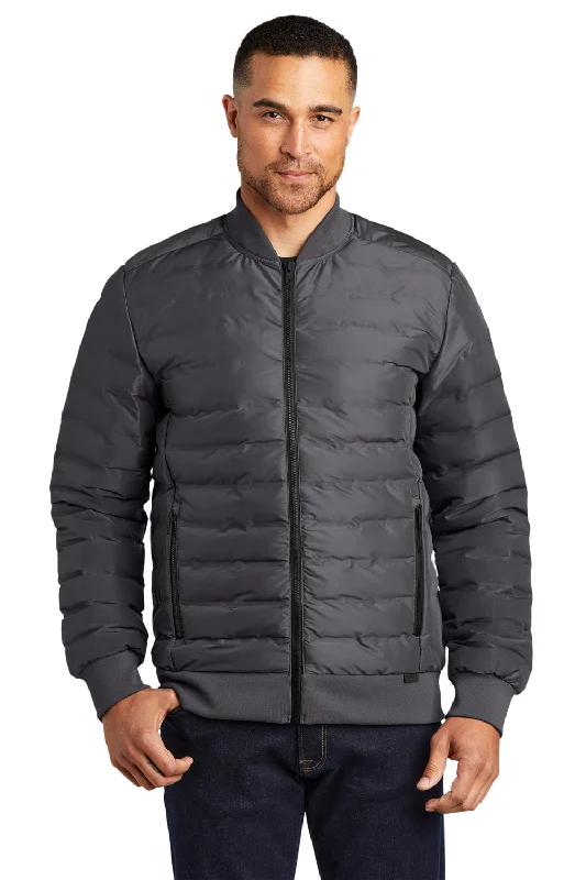 Stretch - fabric men jackets for unrestricted movement during workoutsOgio Mens Street Puffy Full Zip Jacket - Tarmac Grey Stretch - fabric men jackets for unrestricted movement during workoutsOgio Mens Street Puffy Full Zip Jacket - Tarmac Grey