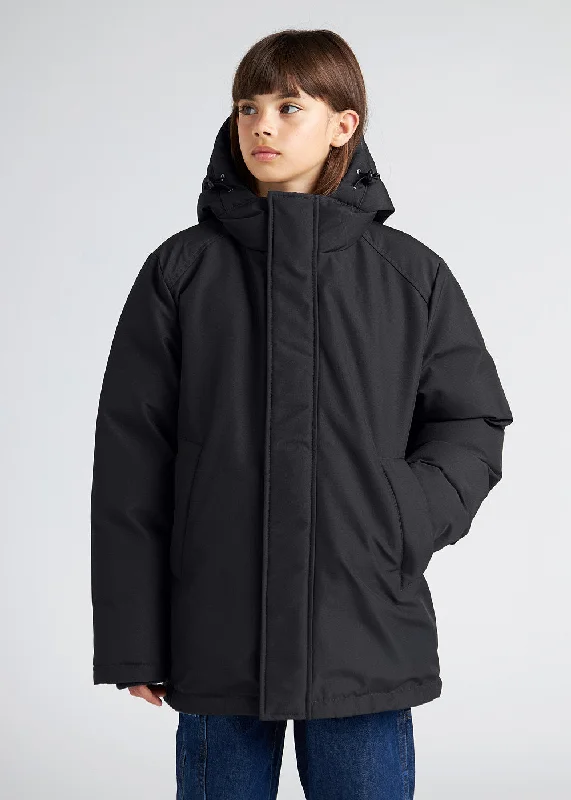 Men jackets with a zip - off sleeves to convert to a vestParka pour enfants Pyrenex Mika noire Men jackets with a zip - off sleeves to convert to a vestParka pour enfants Pyrenex Mika noire