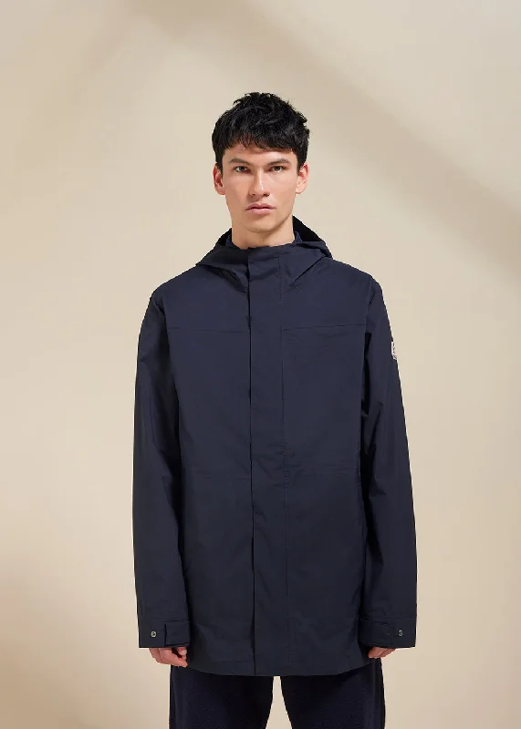 Windbreaker men jackets with UV protection for outdoor activitiesImperméable homme Guardian Deep ink Windbreaker men jackets with UV protection for outdoor activitiesImperméable homme Guardian Deep ink