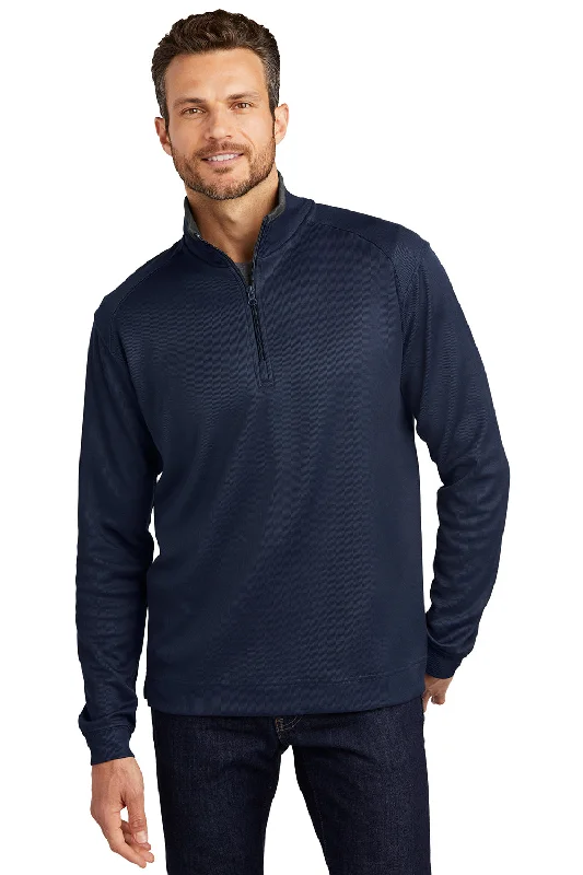 Performance - driven men jackets with breathable fabric for sportsPort Authority Mens 1/4 Zip Jacket - True Navy Blue Performance - driven men jackets with breathable fabric for sportsPort Authority Mens 1/4 Zip Jacket - True Navy Blue