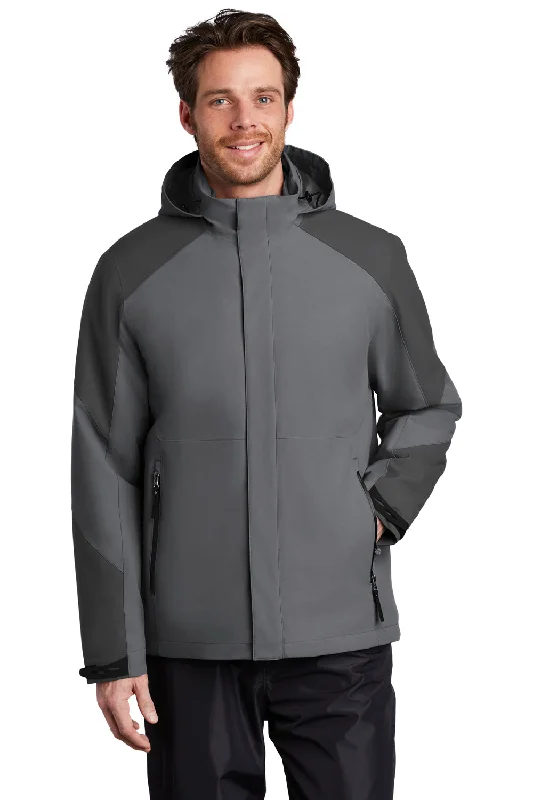 Checkered men jackets in a plaid pattern for a preppy appearancePort Authority Mens Tech Windproof & Waterproof Full Zip Hooded Jacket - Shadow Grey/Storm Grey Checkered men jackets in a plaid pattern for a preppy appearancePort Authority Mens Tech Windproof & Waterproof Full Zip Hooded Jacket - Shadow Grey/Storm Grey
