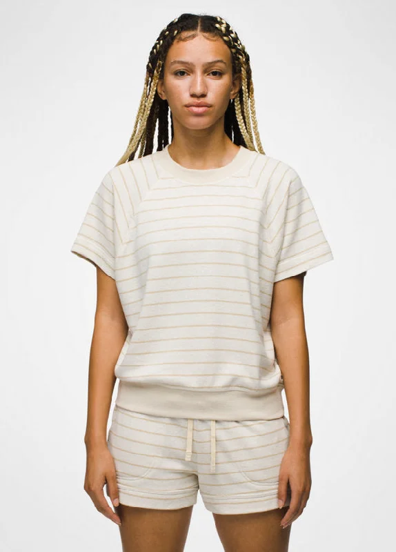 Embroidered men jackets with intricate floral designs for a unique aestheticWomen's Cozy Up Wandery Short Sleeve - Canvas Stripe Embroidered men jackets with intricate floral designs for a unique aestheticWomen's Cozy Up Wandery Short Sleeve - Canvas Stripe