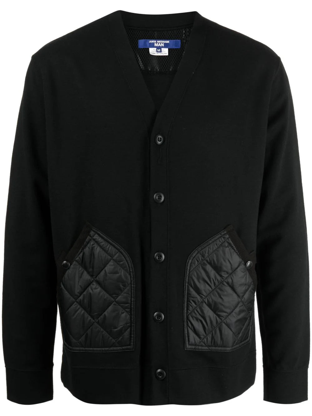 Down - filled men jackets in bright colors for winter fashionQuilted-Panel V-Neck Jacket Down - filled men jackets in bright colors for winter fashionQuilted-Panel V-Neck Jacket