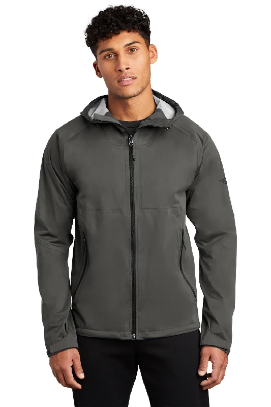 Performance - driven men jackets with breathable fabric for sportsThe North Face Mens All Weather DryVent Windproof & Waterproof Full Zip Hooded Jacket - Asphalt Grey Performance - driven men jackets with breathable fabric for sportsThe North Face Mens All Weather DryVent Windproof & Waterproof Full Zip Hooded Jacket - Asphalt Grey