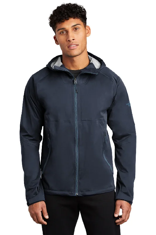 Slim - fit leather men jackets with a distressed finish for a rugged lookThe North Face Mens All Weather DryVent Windproof & Waterproof Full Zip Hooded Jacket - Urban Navy Blue - Closeout Slim - fit leather men jackets with a distressed finish for a rugged lookThe North Face Mens All Weather DryVent Windproof & Waterproof Full Zip Hooded Jacket - Urban Navy Blue - Closeout