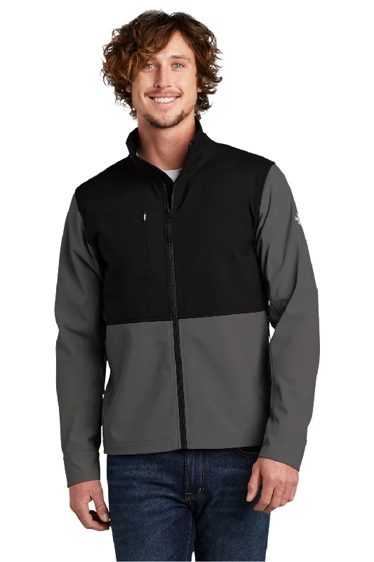 Hooded men jackets with a detachable faux - fur trim for added warmthThe North Face Mens Castle Rock Wind & Water Resistant Full Zip Jacket - Asphalt Grey Hooded men jackets with a detachable faux - fur trim for added warmthThe North Face Mens Castle Rock Wind & Water Resistant Full Zip Jacket - Asphalt Grey