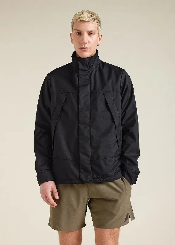 Fleece - lined men jackets for cold - weather commutingVeste Impermeable homme Pyrenex Marek Black Fleece - lined men jackets for cold - weather commutingVeste Impermeable homme Pyrenex Marek Black