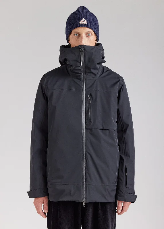 Fleece - lined men jackets for cold - weather commutingVeste parka imperméable homme Pyrenex Gravity 2 en duvet naturel noire Fleece - lined men jackets for cold - weather commutingVeste parka imperméable homme Pyrenex Gravity 2 en duvet naturel noire