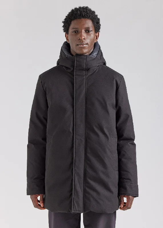 Men jackets with a hidden interior pocket for secure storageManteau parka homme Pyrenex Balme Noire Men jackets with a hidden interior pocket for secure storageManteau parka homme Pyrenex Balme Noire