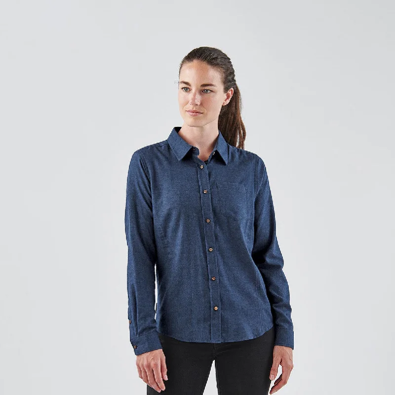 Stretch - fabric men jackets for unrestricted movement during workoutsWomen's Cambridge L/S Shirt - SLW-1W Stretch - fabric men jackets for unrestricted movement during workoutsWomen's Cambridge L/S Shirt - SLW-1W
