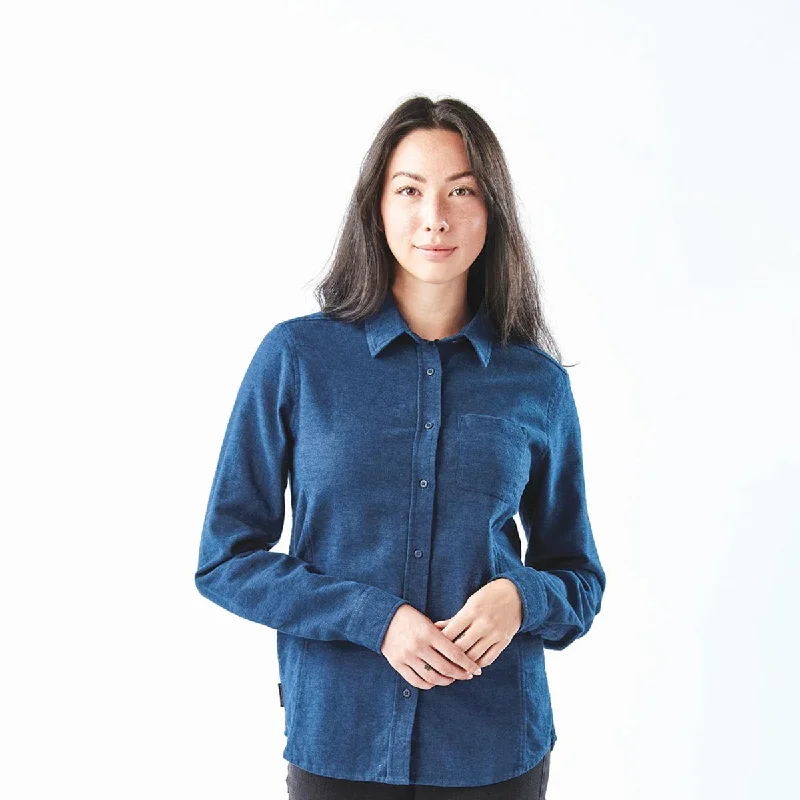 Embroidered men jackets with intricate floral designs for a unique aestheticWomen's Dockyard L/S Twill Shirt - SXW-1W Embroidered men jackets with intricate floral designs for a unique aestheticWomen's Dockyard L/S Twill Shirt - SXW-1W
