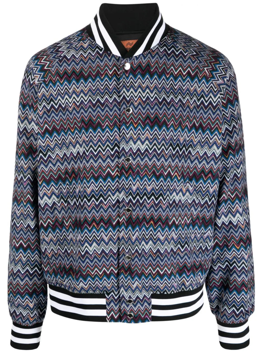 Tailored men jackets to pair with formal trousers for business meetingsZigzag-Print Bomber Jacket Tailored men jackets to pair with formal trousers for business meetingsZigzag-Print Bomber Jacket