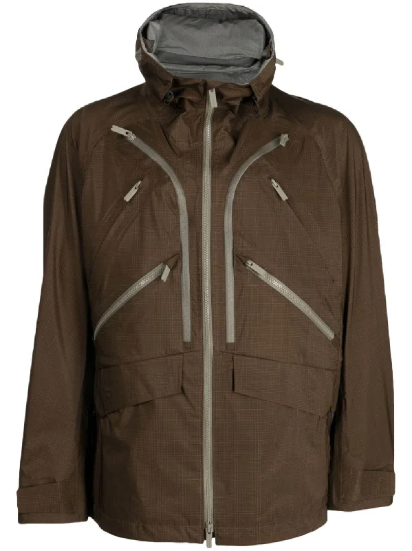 Performance - driven men jackets with breathable fabric for sportsZip-Up Plaid Hooded Jacket Performance - driven men jackets with breathable fabric for sportsZip-Up Plaid Hooded Jacket