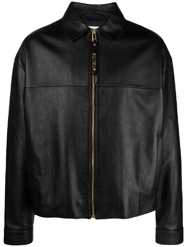 Tailored men jackets to pair with formal trousers for business meetingsZipped-Up Leather Jacket Tailored men jackets to pair with formal trousers for business meetingsZipped-Up Leather Jacket