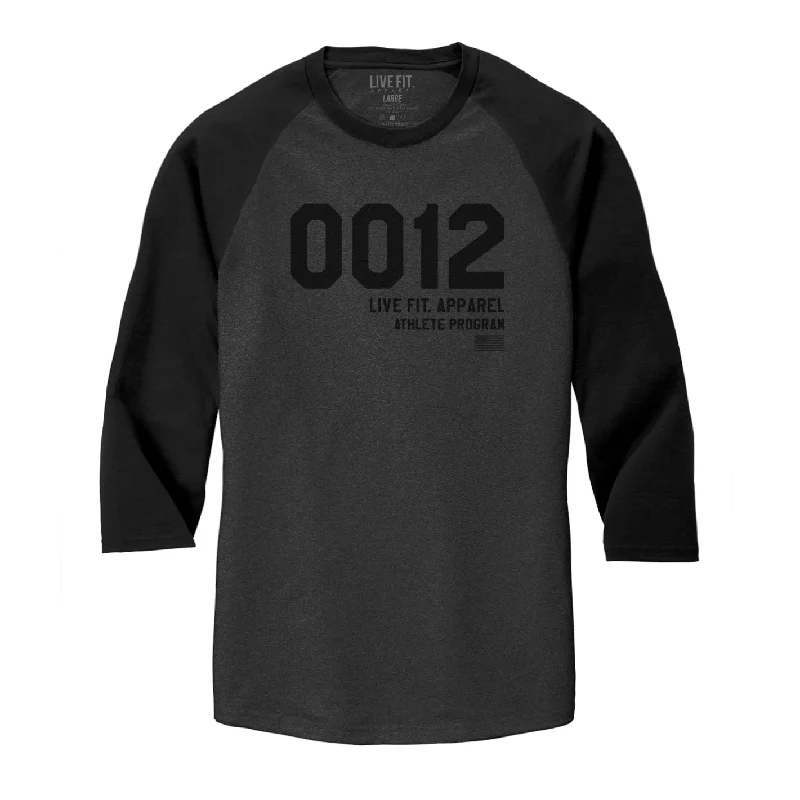 Men's eco - friendly recycled t - shirts for sustainable fashion choices0012 Raglan - Black / Grey Men's eco - friendly recycled t - shirts for sustainable fashion choices0012 Raglan - Black / Grey