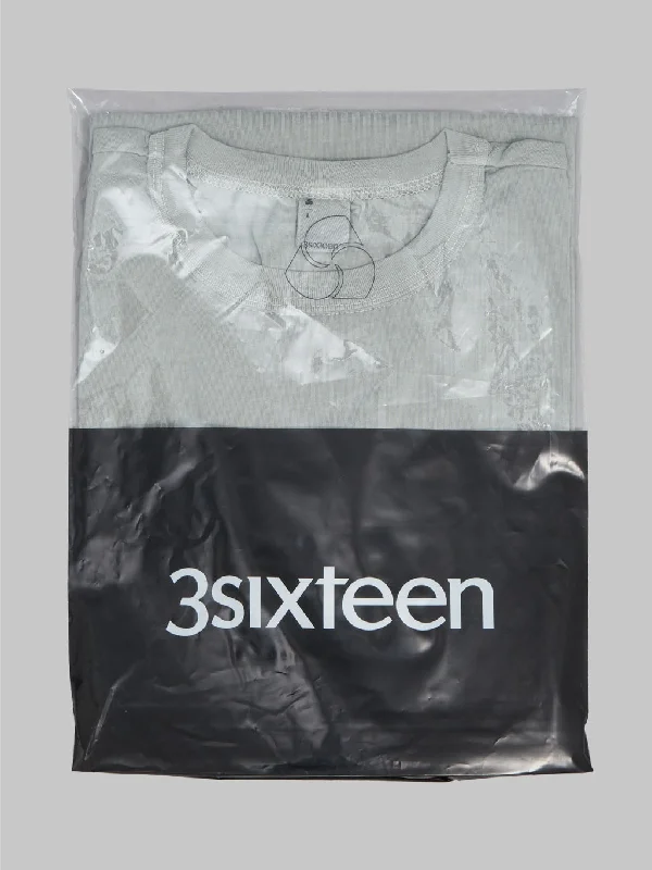 Men's quick - dry polo shirts for water sports activities3sixteen Garment Dyed Pima T-shirt Ash Men's quick - dry polo shirts for water sports activities3sixteen Garment Dyed Pima T-shirt Ash