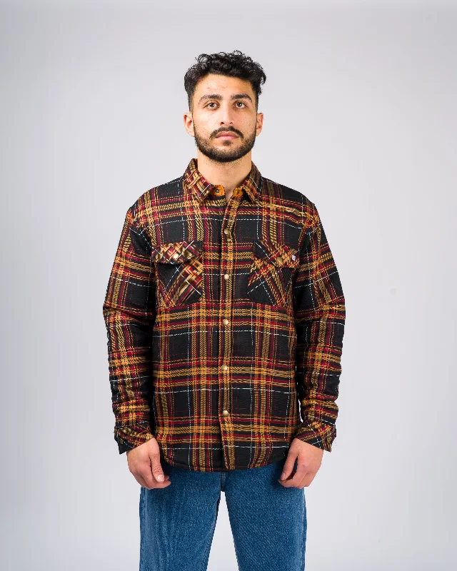 Men's mock - neck t - shirts with a modern and sleek styleAdler Flannel Jacket
