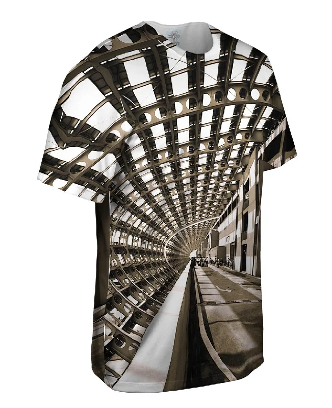 Men's printed Hawaiian t - shirts for tropical vacationsArchitecture Beauty