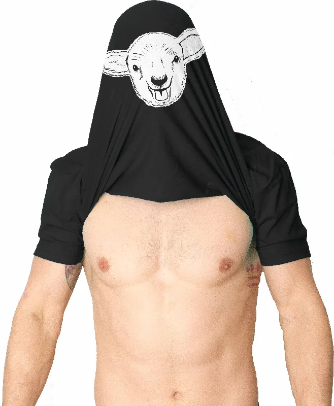 Men's mock - neck t - shirts with a modern and sleek styleAsk Me About My Sheep Men's T Shirt Men's mock - neck t - shirts with a modern and sleek styleAsk Me About My Sheep Men's T Shirt