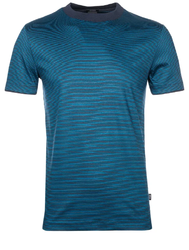 Men's mock - neck t - shirts with a modern and sleek styleTessler T-shirt Navy