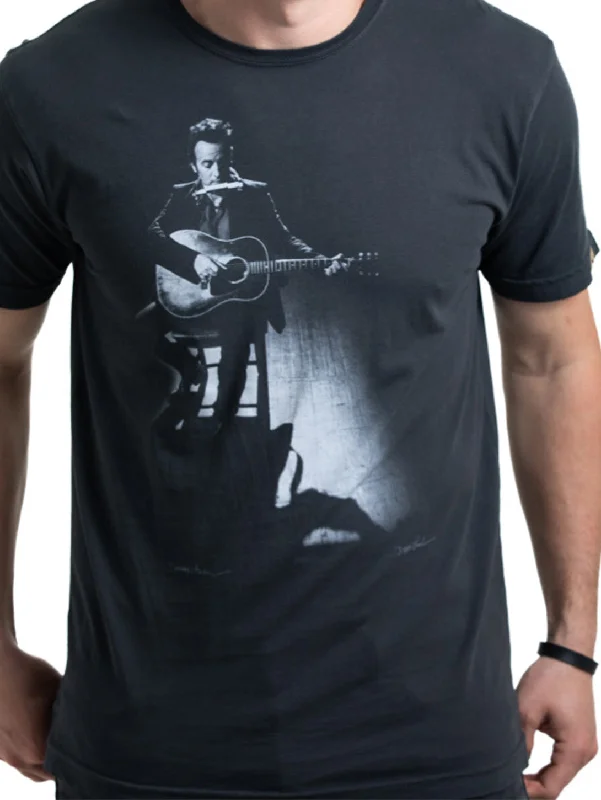 Men's tie - dye t - shirts with a bohemian styleBruce Springsteen Tee - Vintage Black Men's tie - dye t - shirts with a bohemian styleBruce Springsteen Tee - Vintage Black