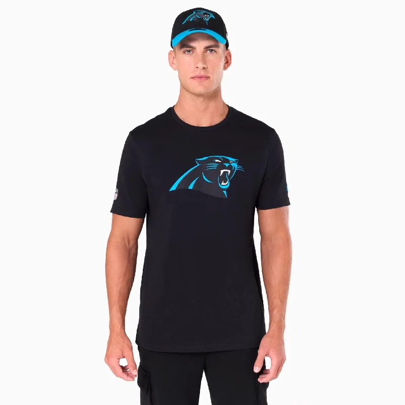 Men's ribbed t - shirts with a textured finish for added styleCarolina Panthers NFL Black T-Shirt Men's ribbed t - shirts with a textured finish for added styleCarolina Panthers NFL Black T-Shirt