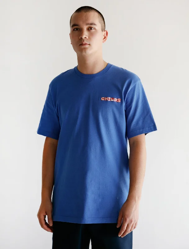 Men's lightweight performance t - shirts for running marathonsPrinted Clean T Amparo Blue Men's lightweight performance t - shirts for running marathonsPrinted Clean T Amparo Blue