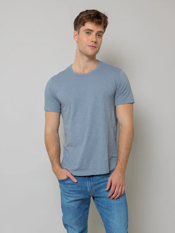 Men's long - sleeve henley t - shirts with button - down placketsAmaro Slub T-Shirt - Dolphin Men's long - sleeve henley t - shirts with button - down placketsAmaro Slub T-Shirt - Dolphin