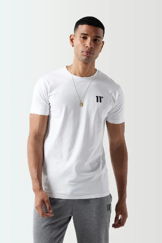Men's long - sleeve henley t - shirts with button - down placketsCore Muscle Fit T-Shirt - White Men's long - sleeve henley t - shirts with button - down placketsCore Muscle Fit T-Shirt - White