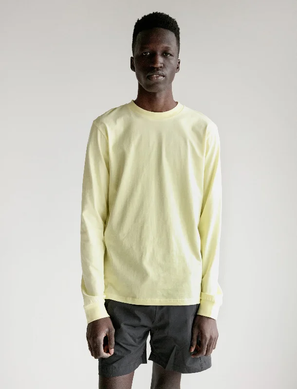Men's ribbed t - shirts with a textured finish for added styleJourney Long Sleeve T-Shirt Yellow Men's ribbed t - shirts with a textured finish for added styleJourney Long Sleeve T-Shirt Yellow