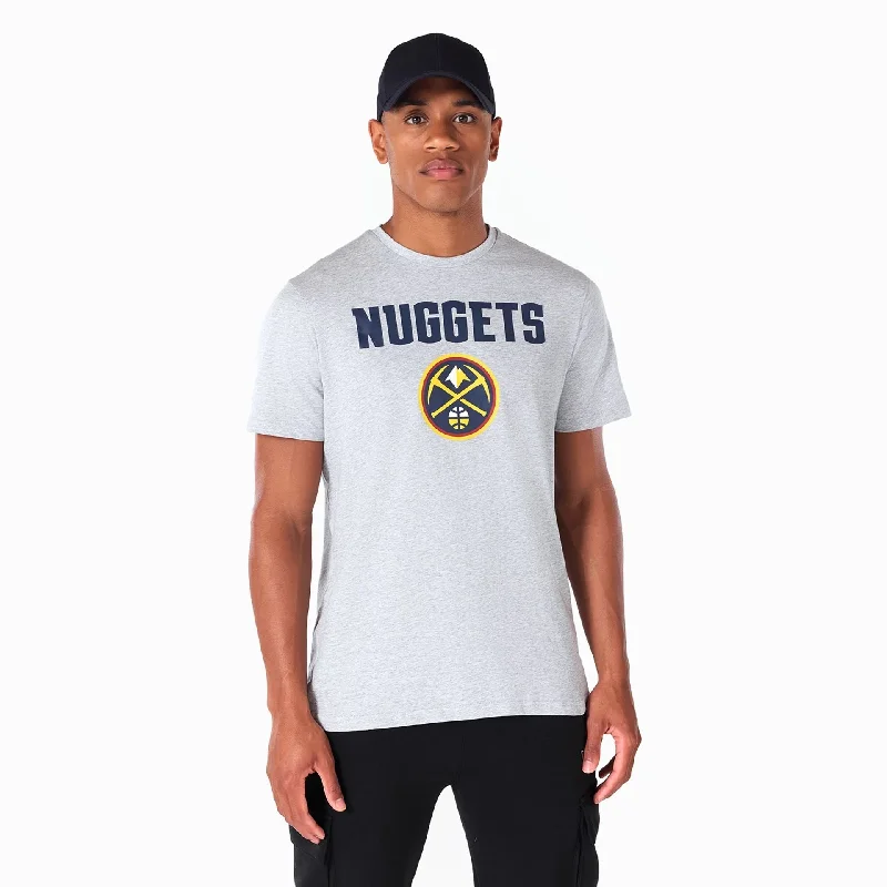 Men's UV - protection t - shirts for outdoor activities in the sunDenver Nuggets NBA Grey T-Shirt Men's UV - protection t - shirts for outdoor activities in the sunDenver Nuggets NBA Grey T-Shirt
