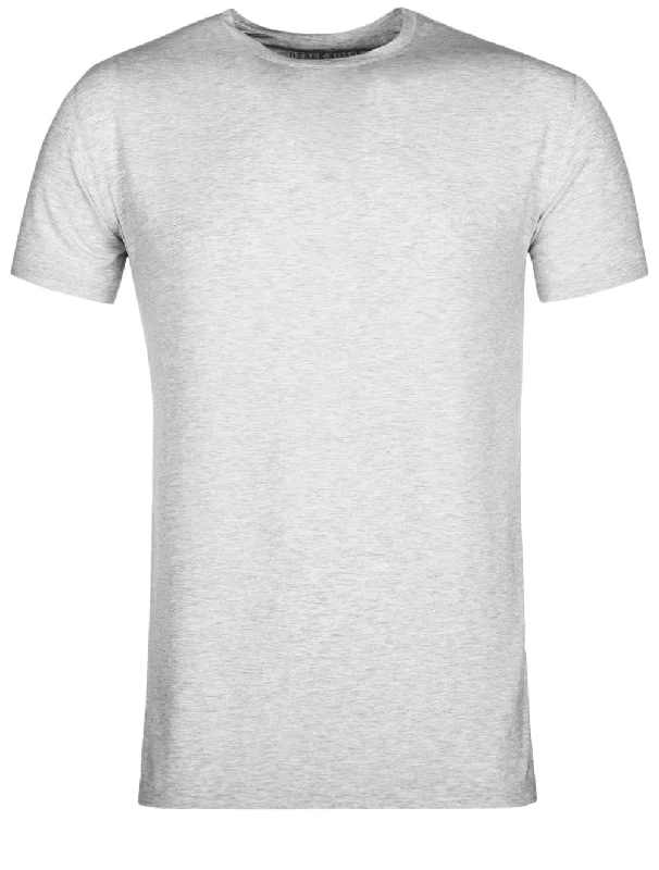 Men's thermal t - shirts with a high - neck design for cold weatherBasel Roundneck T-shirt Silver Men's thermal t - shirts with a high - neck design for cold weatherBasel Roundneck T-shirt Silver