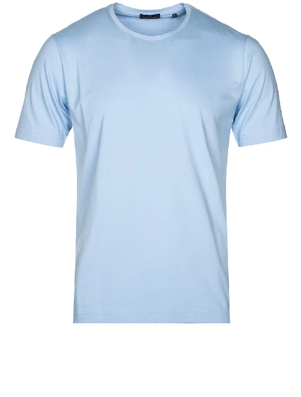 Men's UV - protection t - shirts for outdoor activities in the sunPima Cotton T Shirt Blue Men's UV - protection t - shirts for outdoor activities in the sunPima Cotton T Shirt Blue