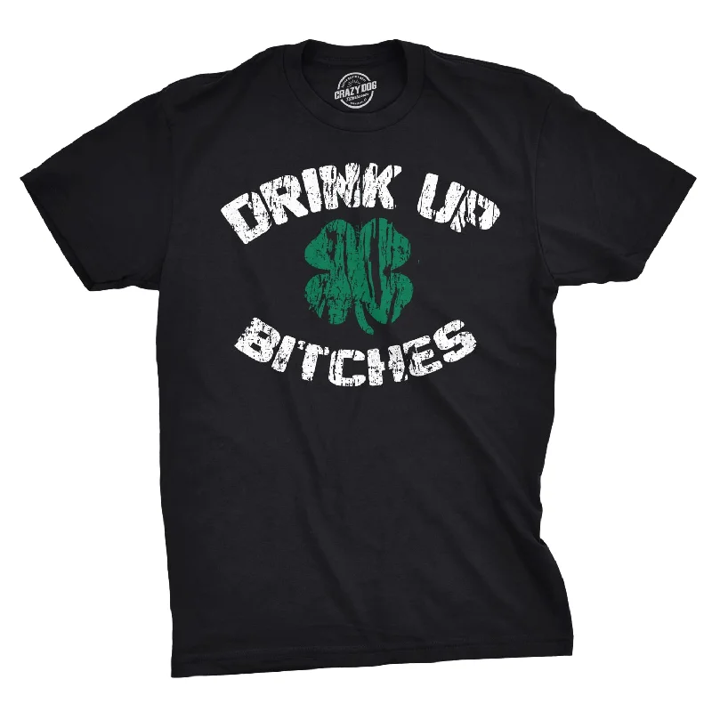 Men's printed Hawaiian t - shirts for tropical vacationsDrink Up Bitches Men's T Shirt Men's printed Hawaiian t - shirts for tropical vacationsDrink Up Bitches Men's T Shirt