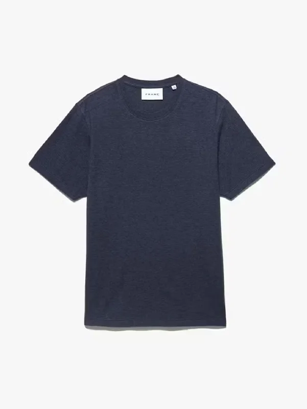Men's distressed denim - look t - shirts with a rugged appealDuo Fold Tee - Heather Dark Blue