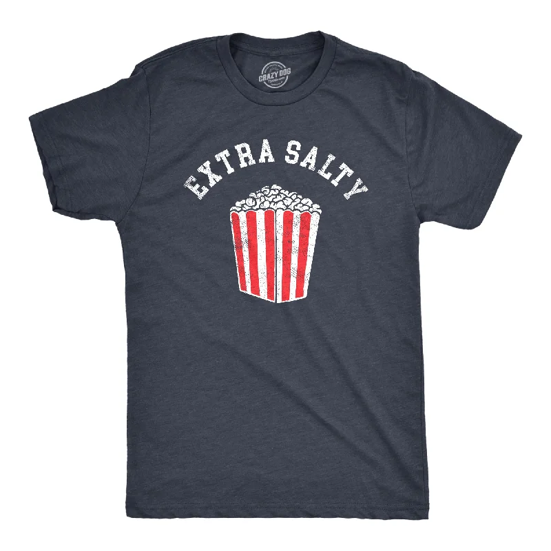 Men's mock - neck t - shirts with a modern and sleek styleExtra Salty Men's T Shirt