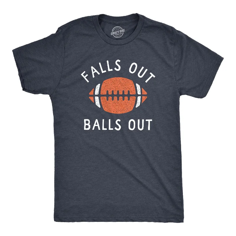 Men's smart - casual checkered t - shirts for semi - formal occasionsFalls Out Balls Out Men's T Shirt Men's smart - casual checkered t - shirts for semi - formal occasionsFalls Out Balls Out Men's T Shirt