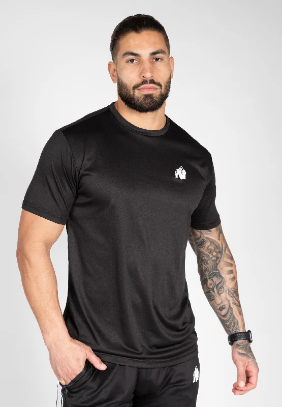 Men's ribbed t - shirts with a textured finish for added styleFargo T-Shirt - Black