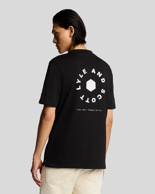Men's ribbed t - shirts with a textured finish for added styleFootball Wheel Graphic T-Shirt Men's ribbed t - shirts with a textured finish for added styleFootball Wheel Graphic T-Shirt