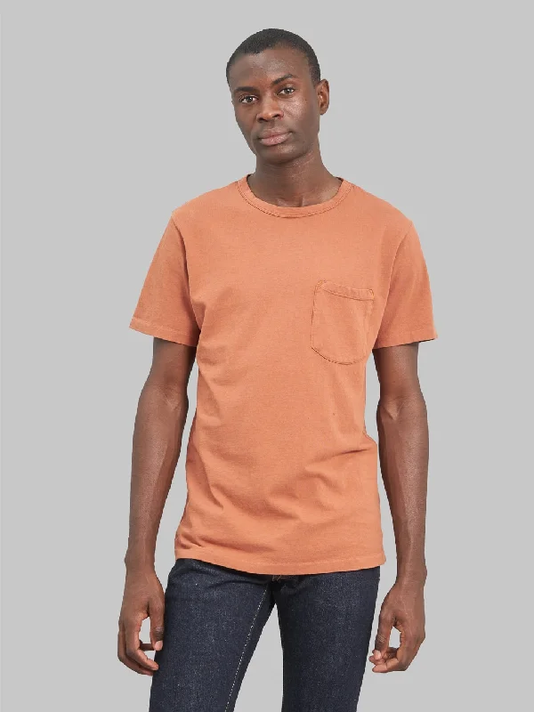 Men's quick - dry polo shirts for water sports activitiesFreenote Cloth 9 Ounce Pocket T-Shirt Rust Men's quick - dry polo shirts for water sports activitiesFreenote Cloth 9 Ounce Pocket T-Shirt Rust