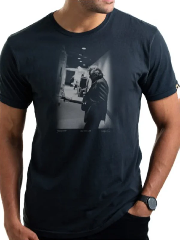 Men's tie - dye t - shirts with a bohemian styleJohnny Cash Tee - Faded Black