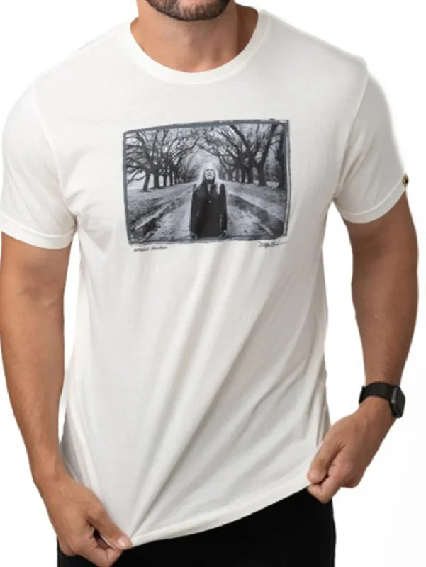 Men's mock - neck t - shirts with a modern and sleek styleGregg Allman Tee - Vintage White Men's mock - neck t - shirts with a modern and sleek styleGregg Allman Tee - Vintage White