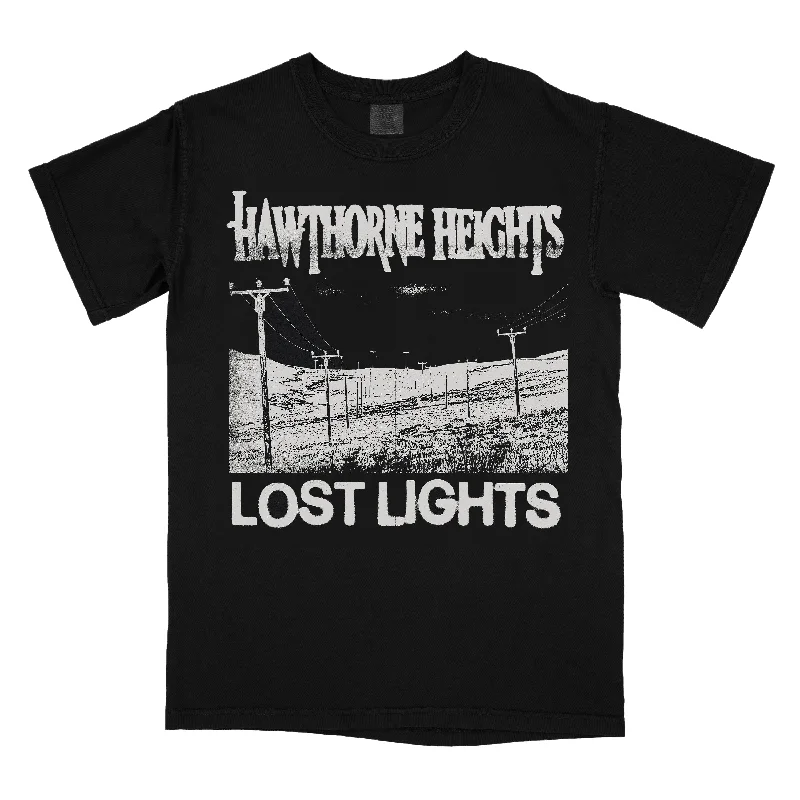 Men's UV - protection t - shirts for outdoor activities in the sunLost Lights Black - Tee Men's UV - protection t - shirts for outdoor activities in the sunLost Lights Black - Tee