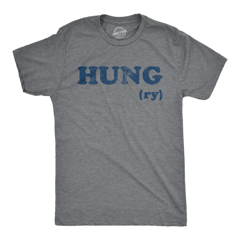 Men's plus - size pocket t - shirts with a classic lookHungry Men's T Shirt