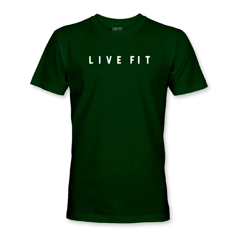 Men's short - sleeve linen t - shirts for summer beach outingsImpact Tee - Forest